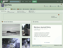 Tablet Screenshot of dark7fairy.deviantart.com