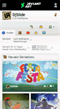 Mobile Screenshot of djslide.deviantart.com