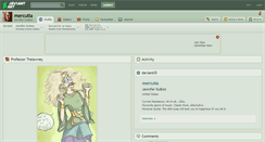 Desktop Screenshot of mercutia.deviantart.com