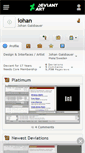 Mobile Screenshot of iohan.deviantart.com