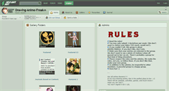 Desktop Screenshot of drawing-anime-freak.deviantart.com