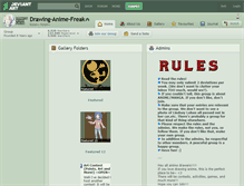 Tablet Screenshot of drawing-anime-freak.deviantart.com