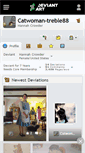 Mobile Screenshot of catwoman-treble88.deviantart.com