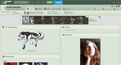 Desktop Screenshot of aniuproserpina.deviantart.com