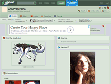 Tablet Screenshot of aniuproserpina.deviantart.com