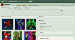 Desktop Screenshot of dragonpen.deviantart.com