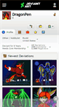 Mobile Screenshot of dragonpen.deviantart.com