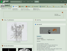 Tablet Screenshot of basler2.deviantart.com