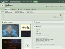Tablet Screenshot of data-deoxys.deviantart.com