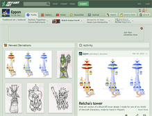 Tablet Screenshot of eppon.deviantart.com