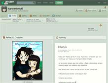Tablet Screenshot of kuronekosuki.deviantart.com