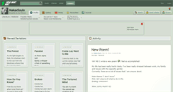 Desktop Screenshot of makaxsoulx.deviantart.com