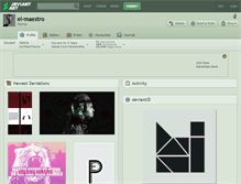 Tablet Screenshot of el-maestro.deviantart.com