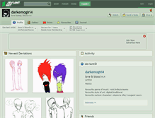 Tablet Screenshot of darkemogirl4.deviantart.com