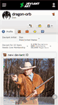 Mobile Screenshot of dragon-orb.deviantart.com