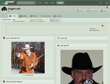 Tablet Screenshot of dragon-orb.deviantart.com