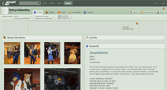 Desktop Screenshot of demyxvalentine.deviantart.com