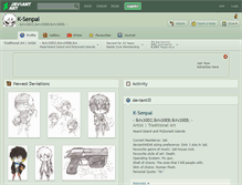 Tablet Screenshot of k-senpai.deviantart.com