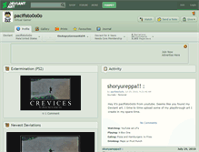 Tablet Screenshot of pacifisto0o0o.deviantart.com