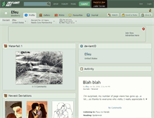 Tablet Screenshot of efeu.deviantart.com