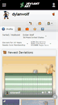 Mobile Screenshot of dylanwolf.deviantart.com