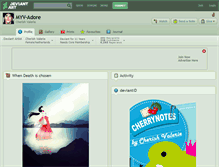 Tablet Screenshot of myv-adore.deviantart.com