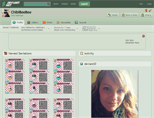 Tablet Screenshot of chibibeebee.deviantart.com