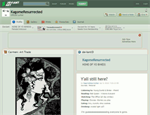 Tablet Screenshot of kagomeresurrected.deviantart.com