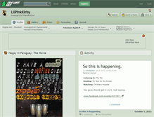 Tablet Screenshot of lilpinkkirby.deviantart.com