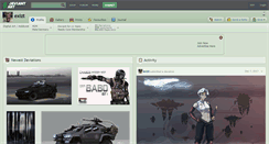 Desktop Screenshot of exizt.deviantart.com