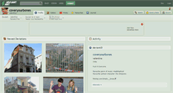 Desktop Screenshot of coveryourbones.deviantart.com