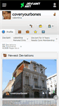 Mobile Screenshot of coveryourbones.deviantart.com