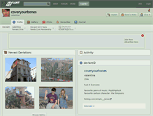 Tablet Screenshot of coveryourbones.deviantart.com