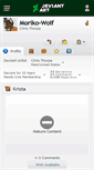 Mobile Screenshot of moriko-wolf.deviantart.com