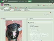 Tablet Screenshot of mokeokat.deviantart.com