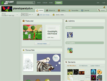 Tablet Screenshot of planetsparalysis.deviantart.com