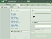 Tablet Screenshot of fakemon-dex.deviantart.com
