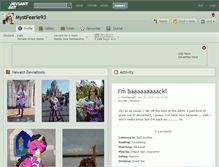 Tablet Screenshot of mystfearie93.deviantart.com