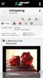 Mobile Screenshot of mshopalong.deviantart.com