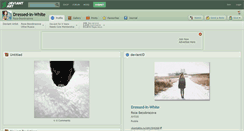 Desktop Screenshot of dressed-in-white.deviantart.com