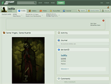 Tablet Screenshot of ladilla.deviantart.com