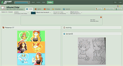Desktop Screenshot of kitsune23star.deviantart.com