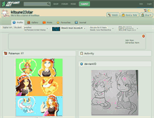 Tablet Screenshot of kitsune23star.deviantart.com