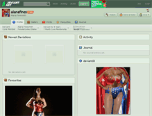 Tablet Screenshot of alanafines.deviantart.com