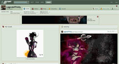 Desktop Screenshot of legendoftrinity.deviantart.com