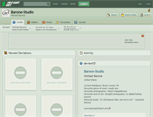 Tablet Screenshot of barone-studio.deviantart.com