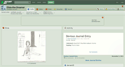Desktop Screenshot of elisia-the-dreamer.deviantart.com