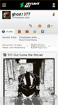 Mobile Screenshot of ghost1377.deviantart.com
