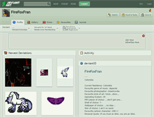 Tablet Screenshot of firefoxfran.deviantart.com