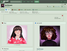 Tablet Screenshot of dexigreen.deviantart.com